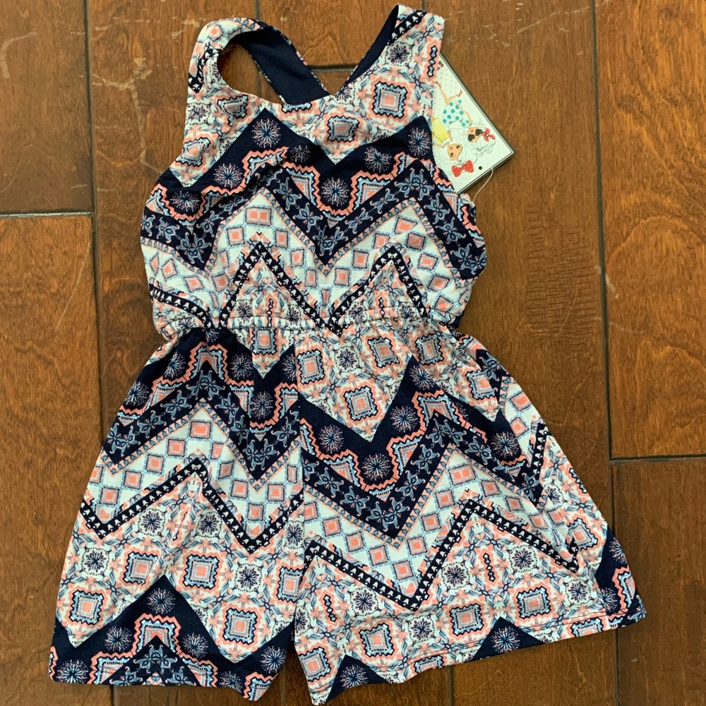 NWT Girls Romper Sz 5